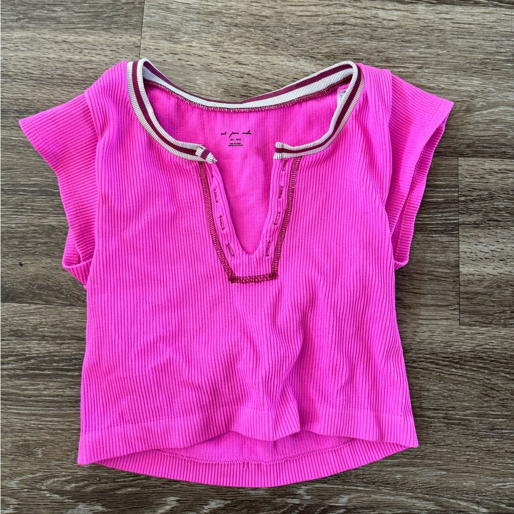 Selling hot pink urban top!